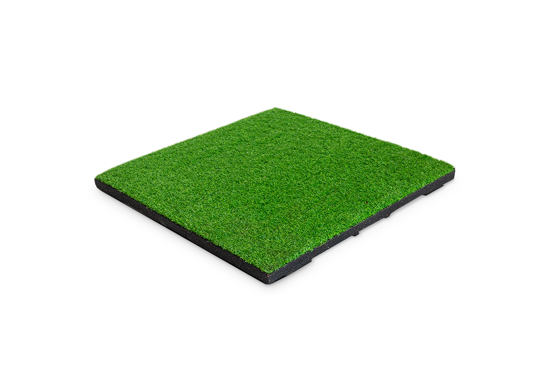 Bulldog Gear - 30mm Laminated Rubber Performance Tile - Interconnectable Gym Flooring - astro turf
