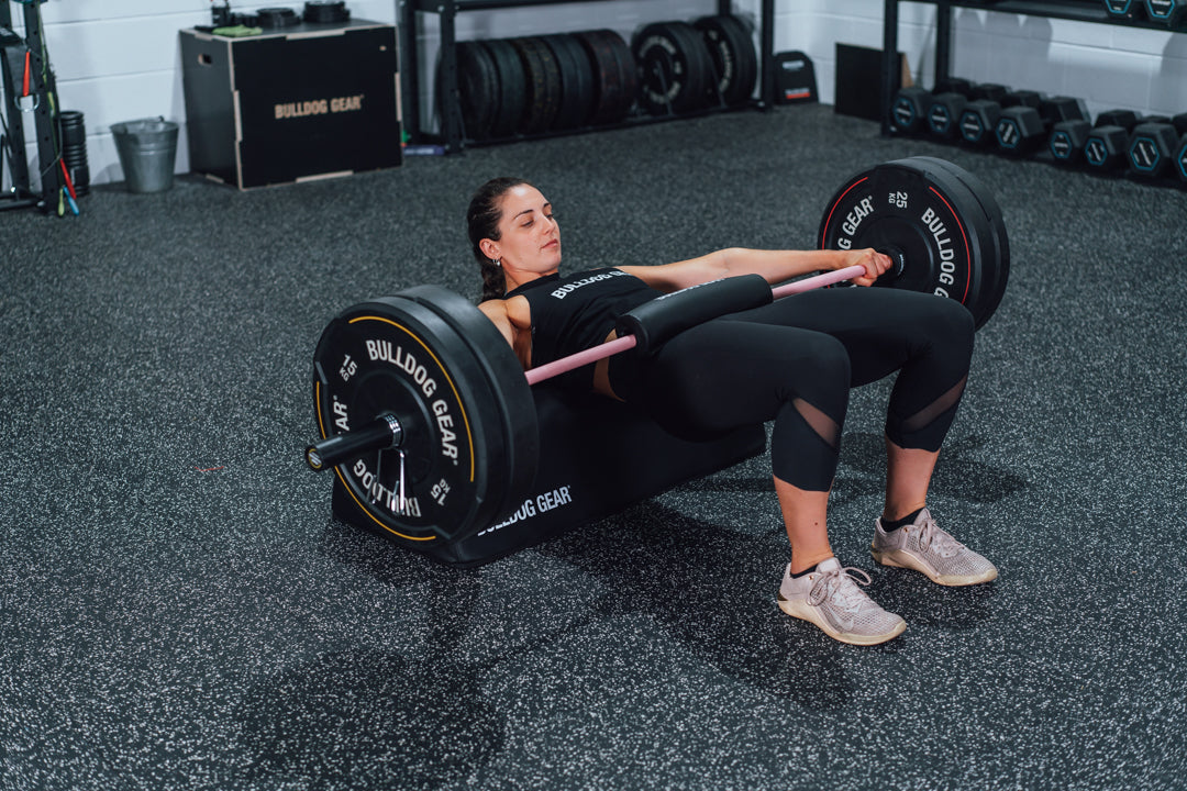 Bulldog gear Hip Thrust Bench in use