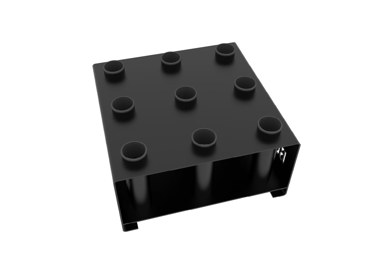 Bulldog Gear 9 bar holder Barbell Storage top view