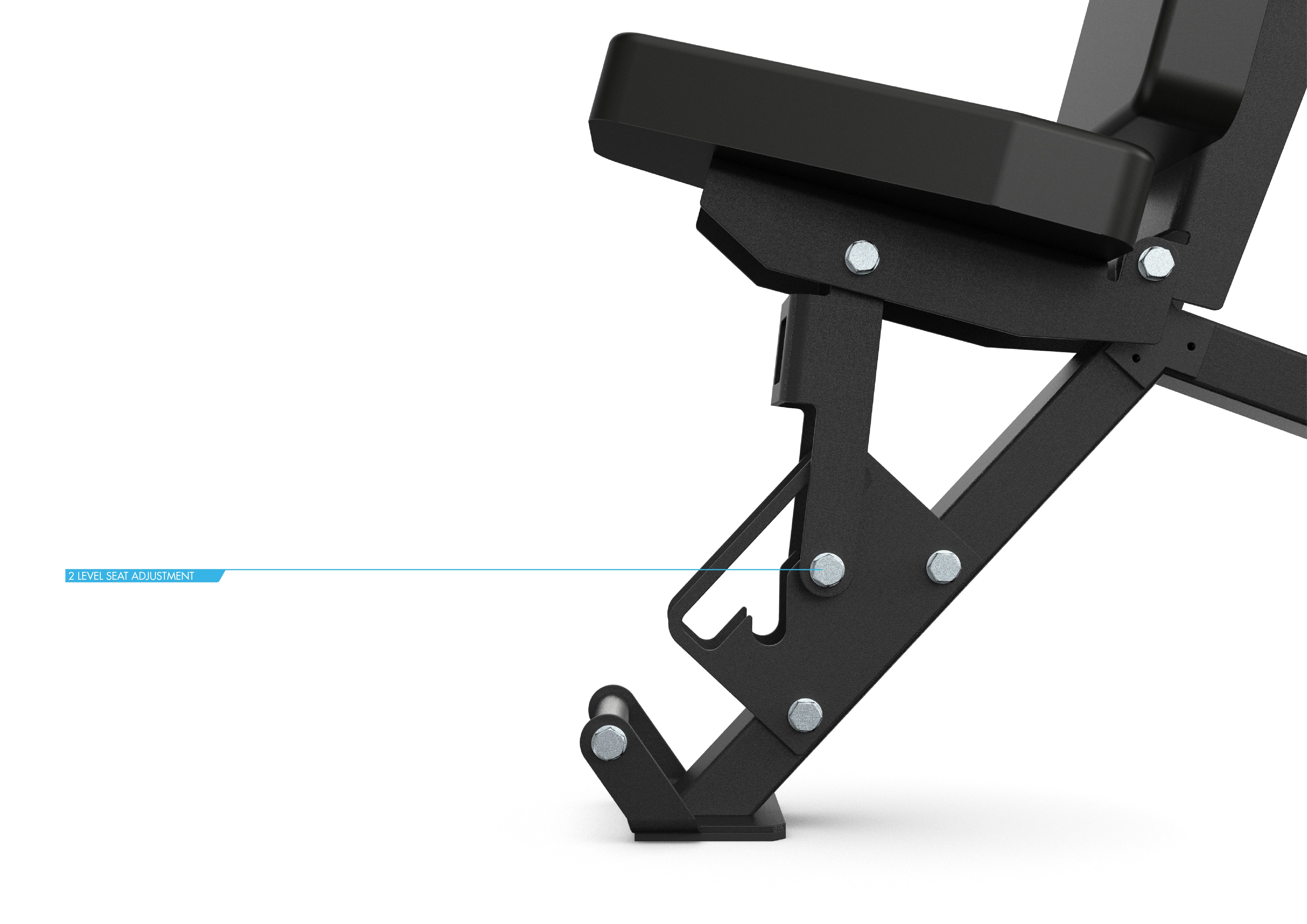 Bulldog Gear Adjustable weight lifting bench 1.0 seat adjustment