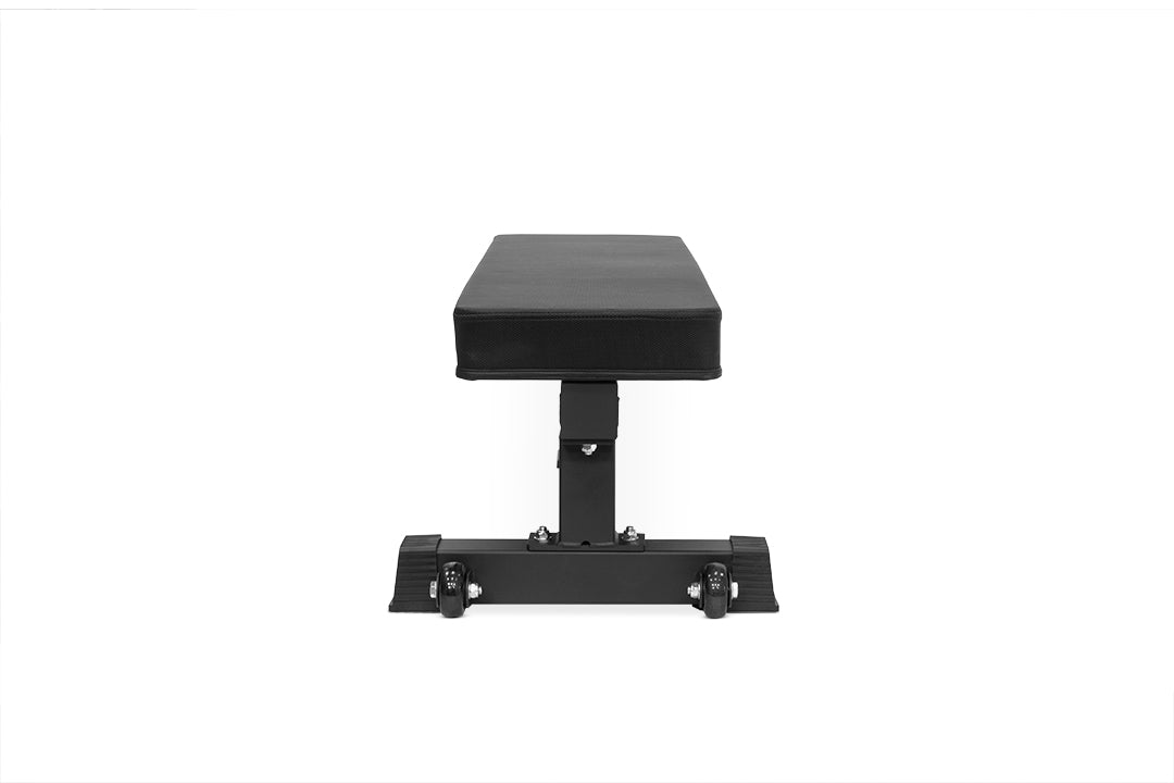 Bulldog Gear flat weight lifting bench - wheels