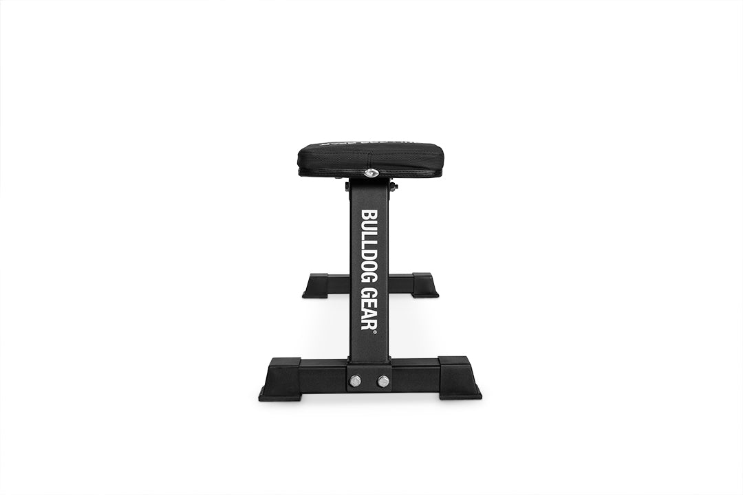Bulldog Gear Flat weight lifting bench branding