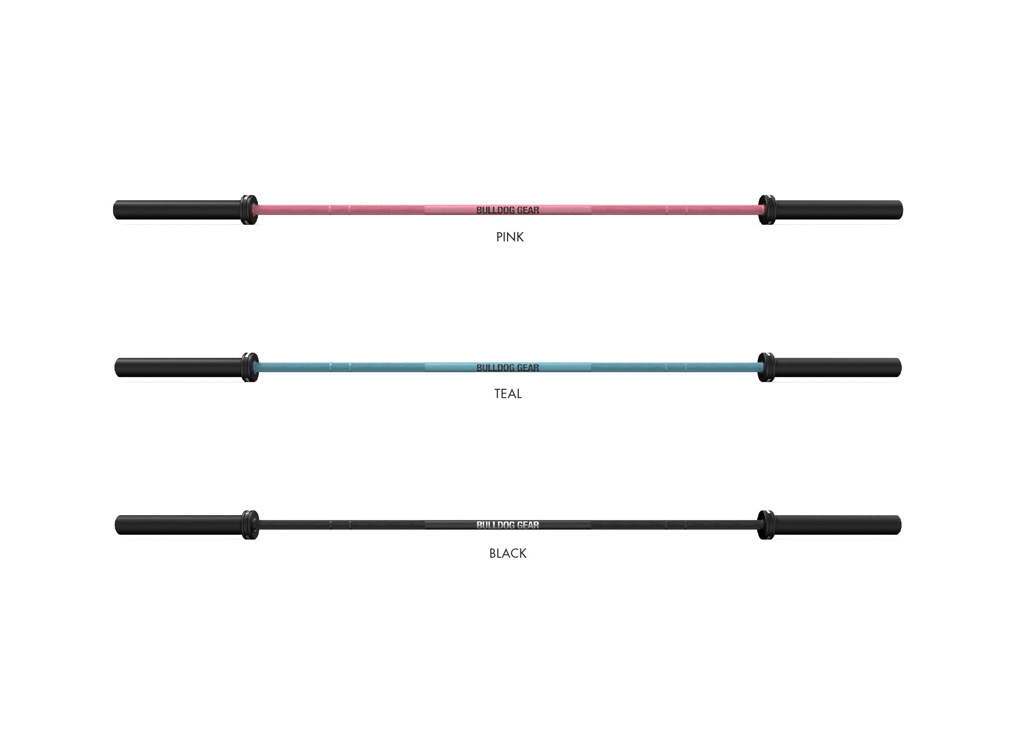 Bulldog Gear Women's Cerakote 15kg Barbell range