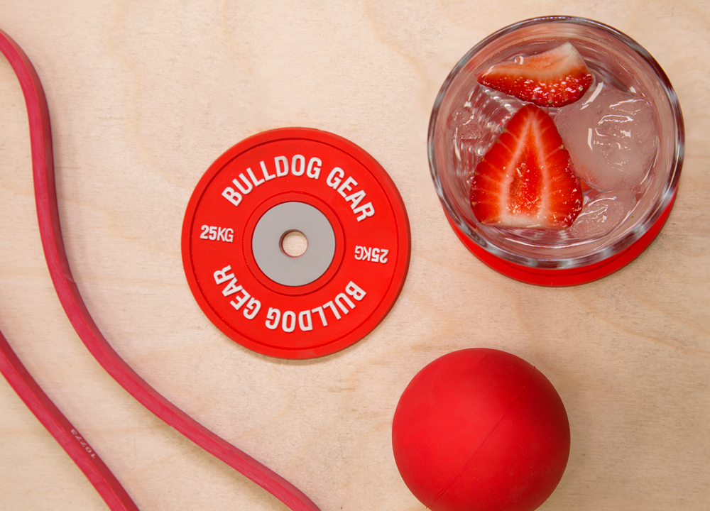 Bulldog Gear - Rubber Weight Plate Coasters