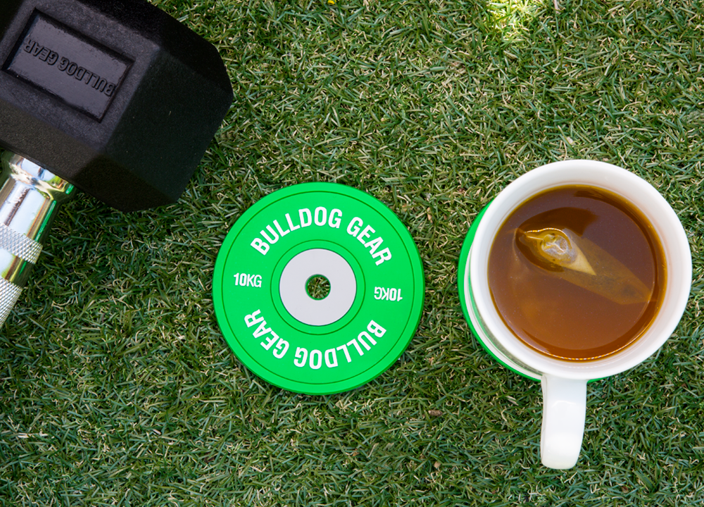 Bulldog Gear - Rubber Weight Plate Coasters
