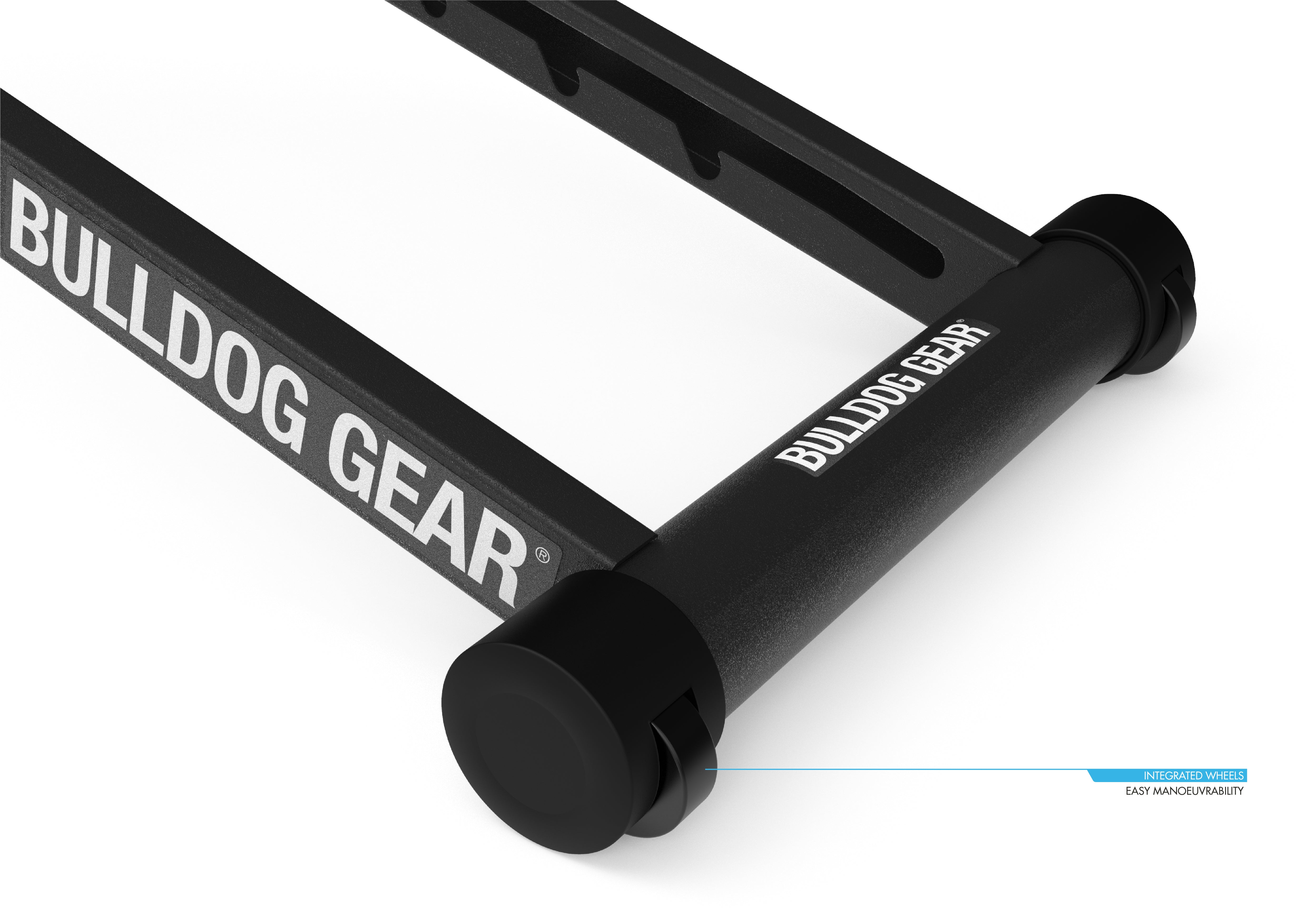 Bulldog Gear Zero Adjustable Bench - integrated wheels