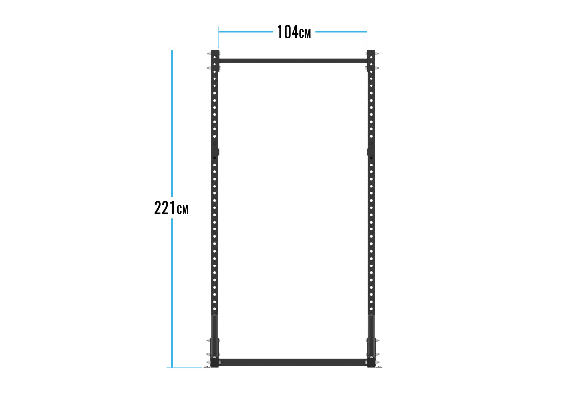 Bulldog Gear - Home Gym Series Squat Rack With Pull Up Bar - HGSSR2 2.2m