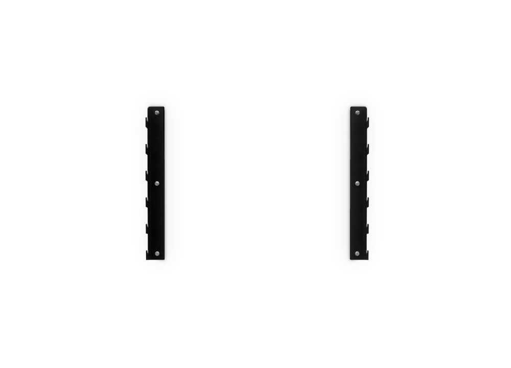 Bulldog Gear - Horizontal Gun Rack Wall Mounted Barbell Storage (6 Bars)