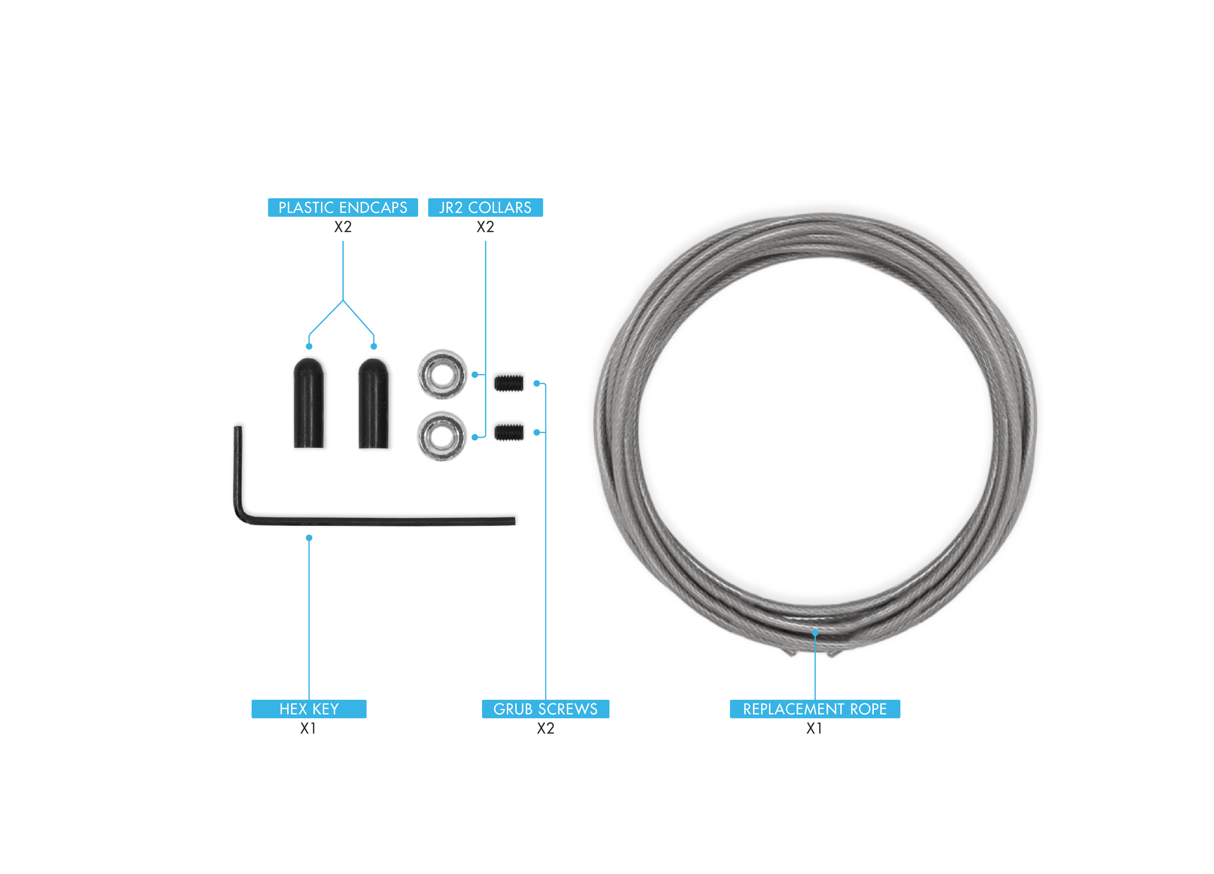 Refresh your Bulldog Gear JR2 with a Replacement Rope + Assembly Kit.