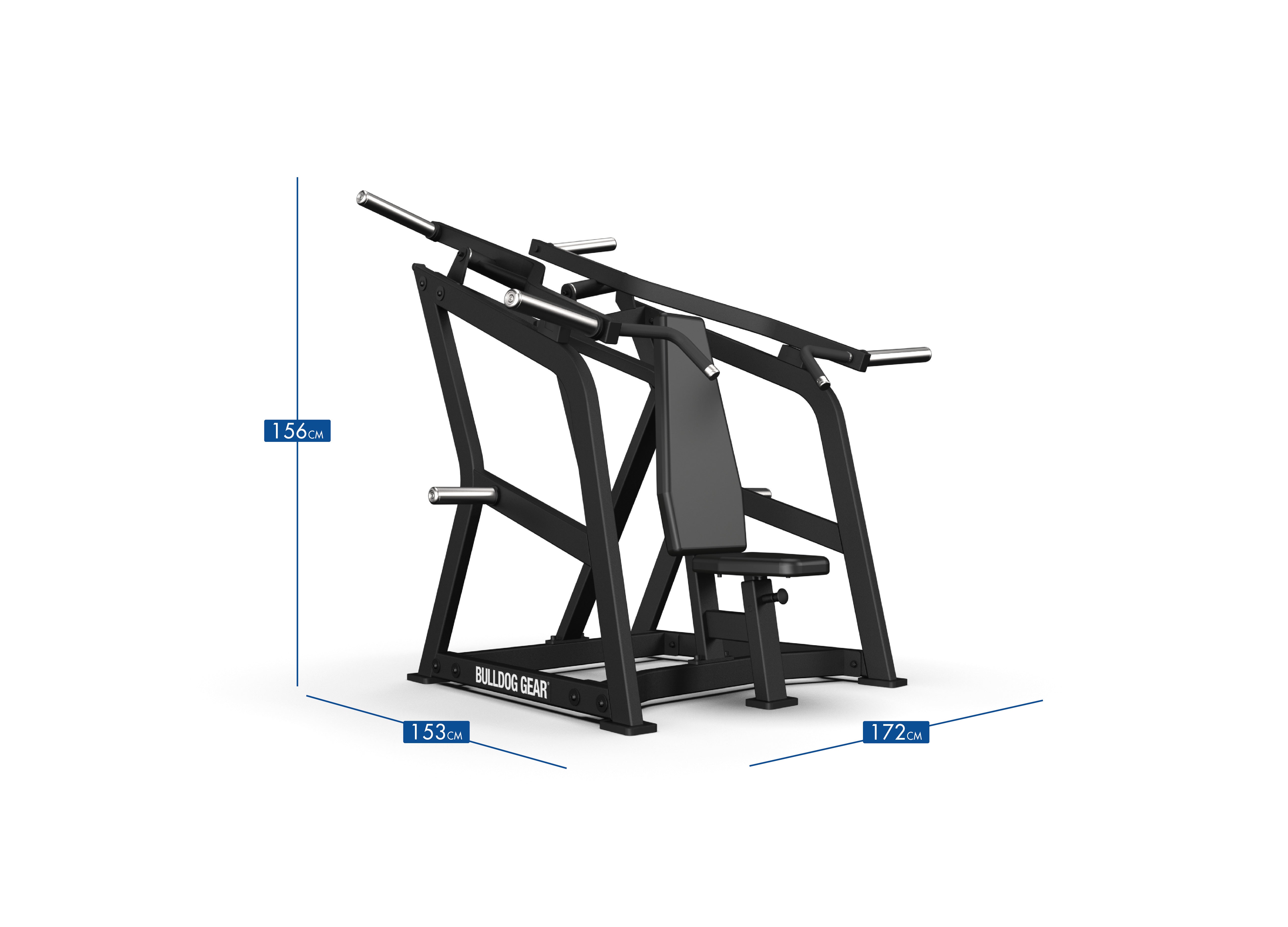 Bulldog Gear - Plated Loaded Seated Shoulder Press Machine