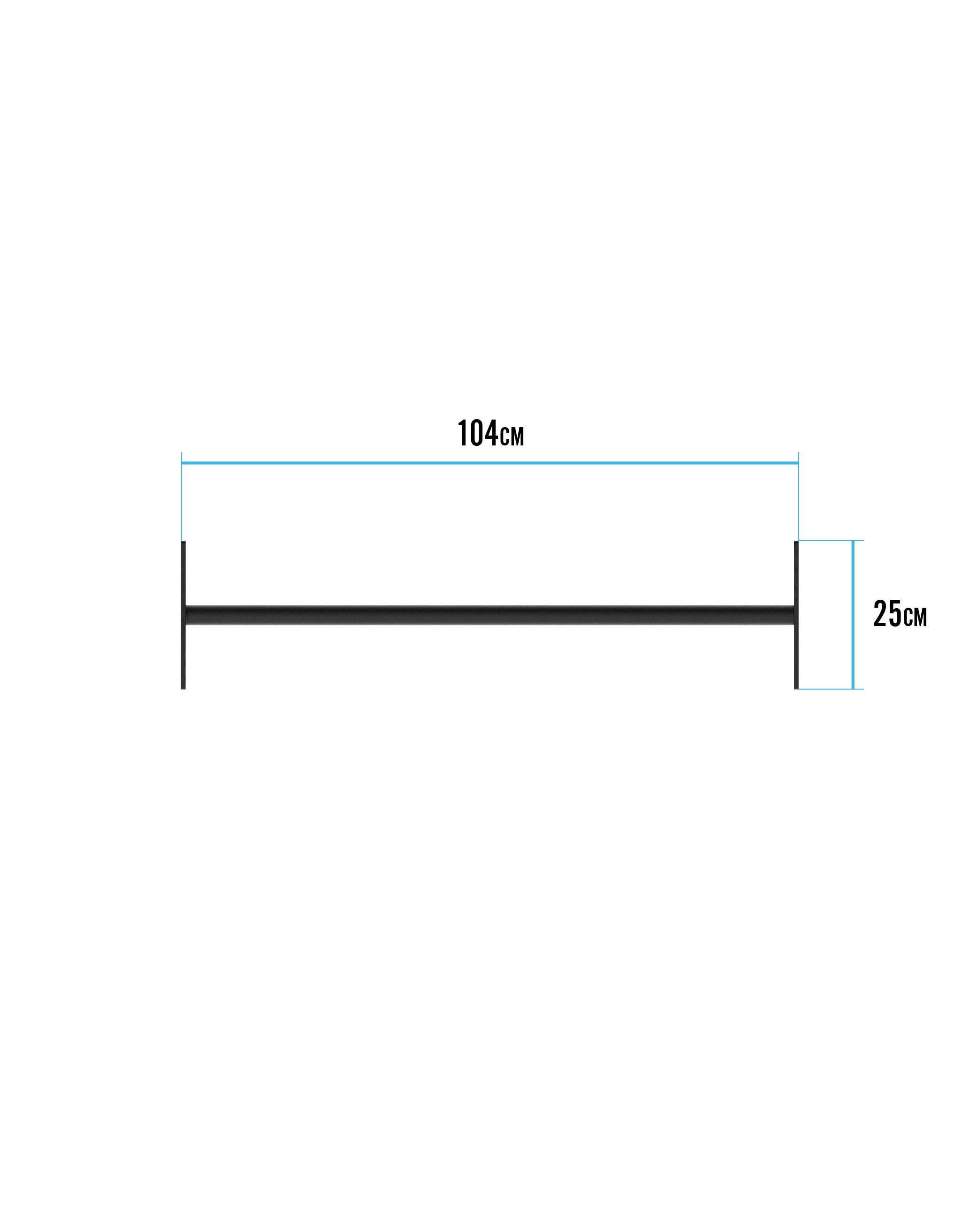 Bulldog Gear - Single Pull-Up Bar Short 104cm