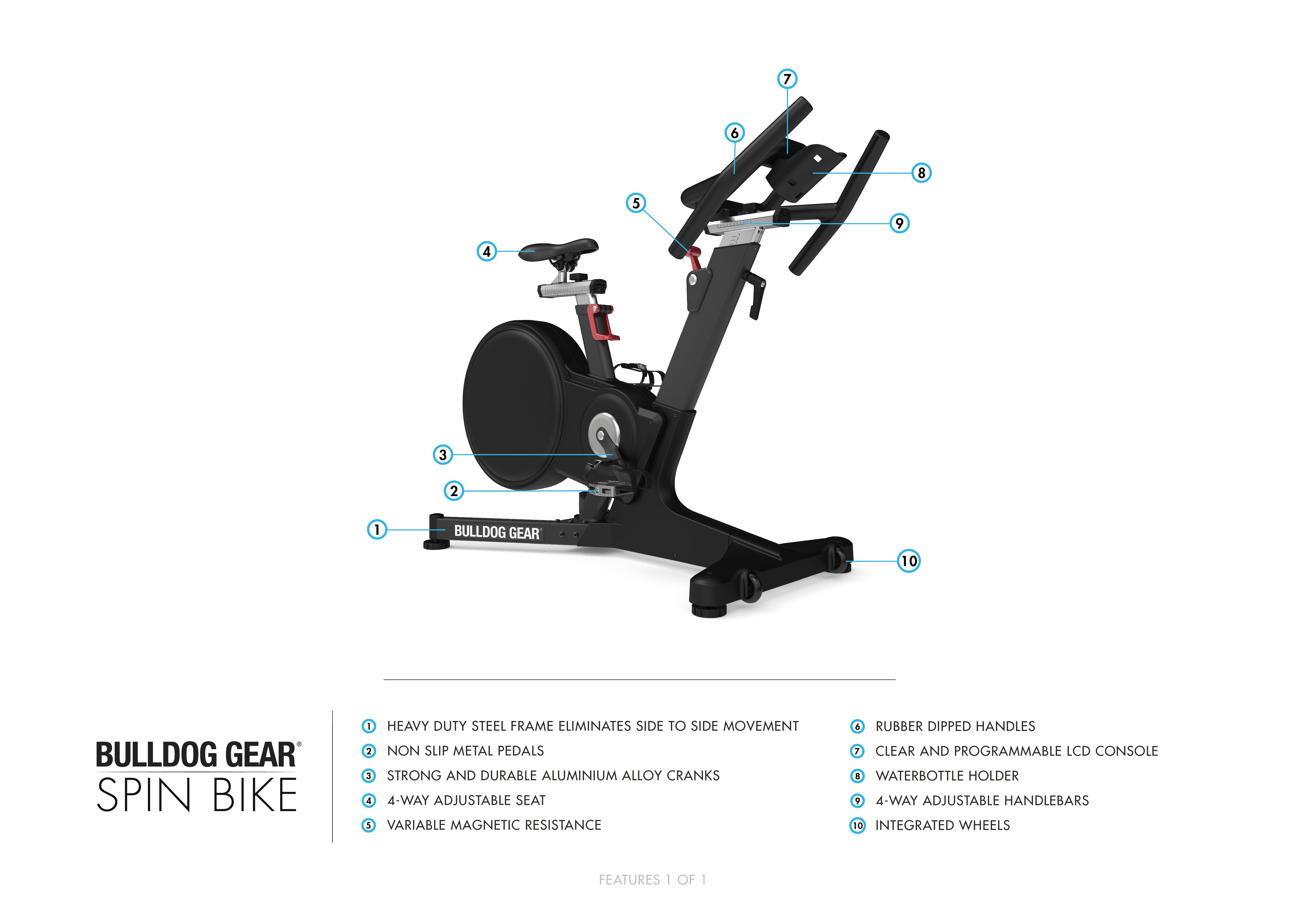 Bulldog Gear - S1 Spin Bike
