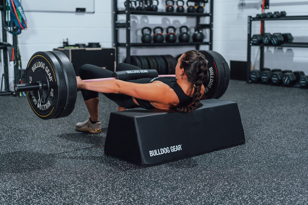 Bulldog Gear Hip thrust Bench in use