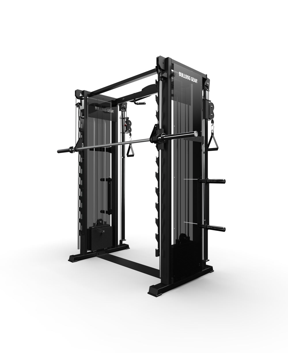 Bulldog Gear - Smith Machine & Functional Trainer Combo - x2 110kg Sta
