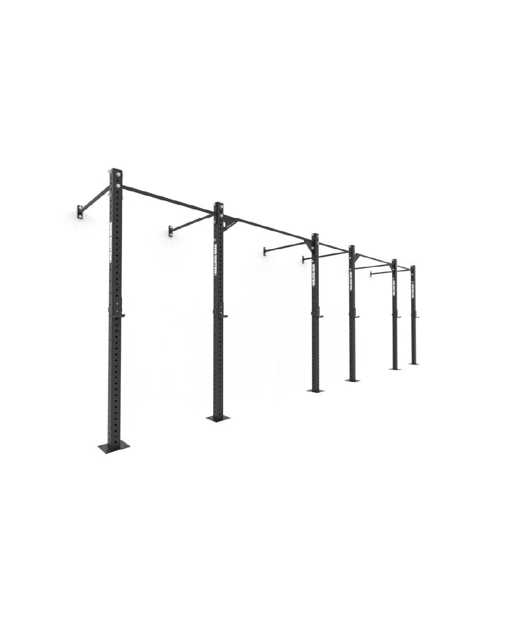 Foldable Training Rig Studio 3 Bay Wall Mounted Rig | Commercial Gym Rig | Bulldog Gear