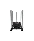 Bulldog Gear competition sled with weight plates on