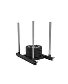 Bulldog Gear competition hyrox gym sled with weight plates on