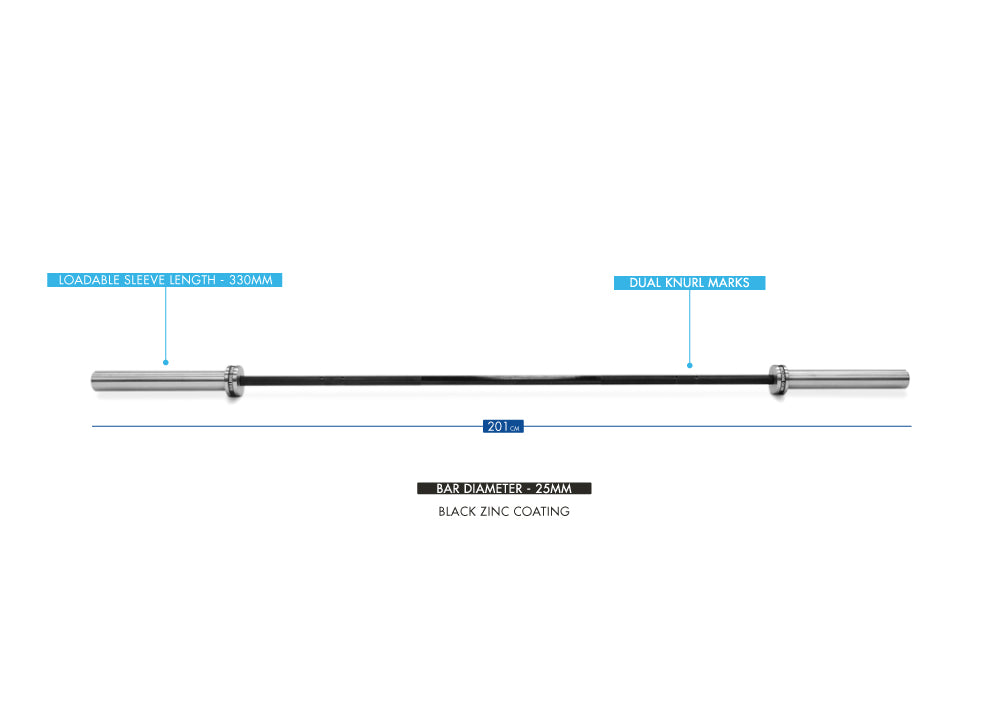 Olympic barbell clearance width