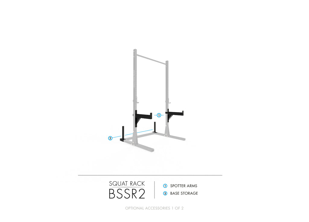 Bulldog Gear - BSSR2 Squat Rack With Pull Up Bar