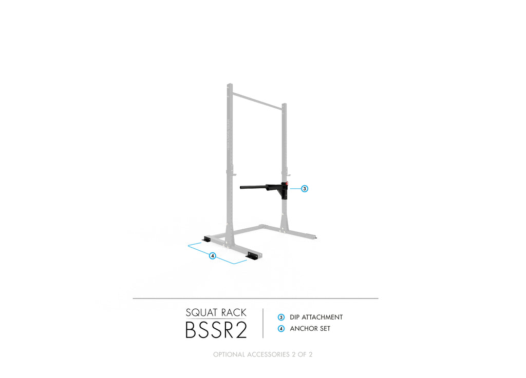 Bulldog Gear - BSSR2 Squat Rack With Pull Up Bar