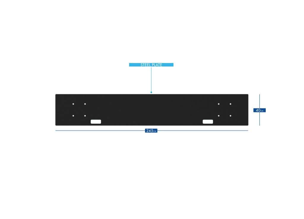 Bulldog Gear - Heavy Duty Temporary Fixing Rig/Rack Rack Base Plate