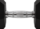 Bulldog Gear hex dumbbell friction welded handle detail