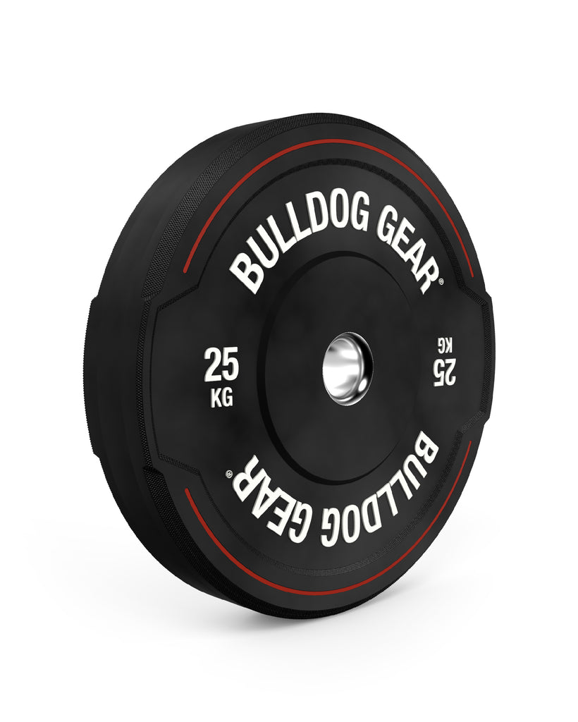 Bulldog Gear - Hybrid 2.0 Black Rubber Bumper Plates
