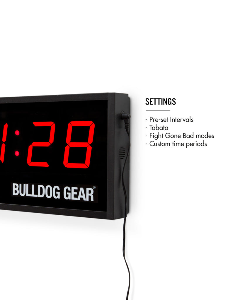 Bulldog Gear -  Large LED Gym Interval Timer