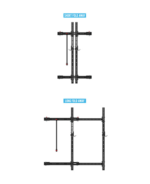 Wall Mounted Folding Rack | Bulldog Gear