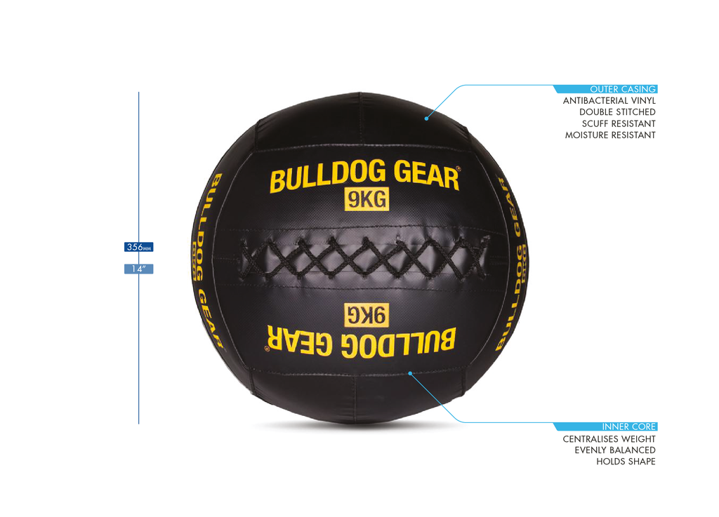 Bulldog Gear medicine ball specifications