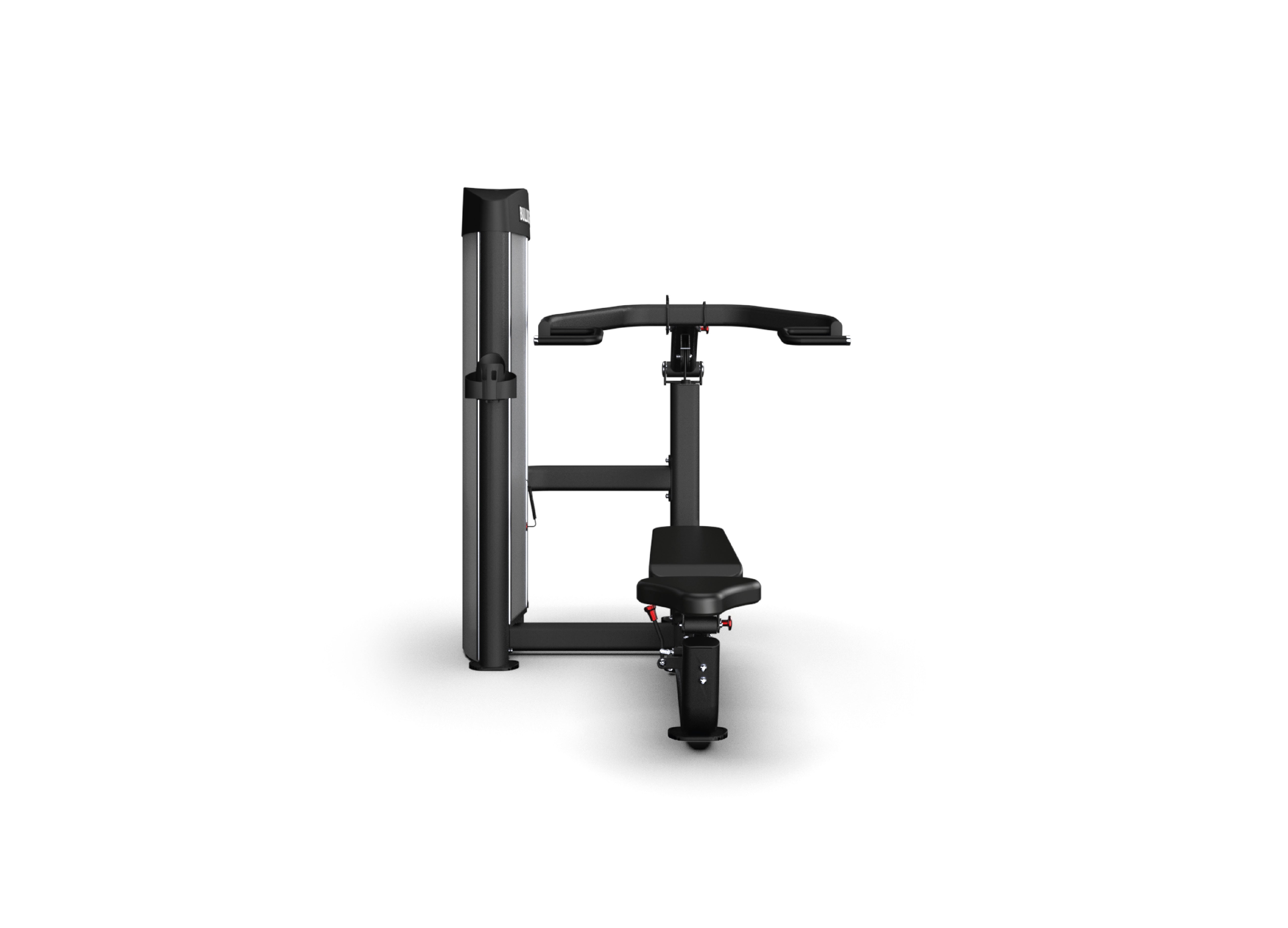 Bulldog Gear - Dual Function Seated Shoulder Press/ Chest Press Machine 100kg Stack