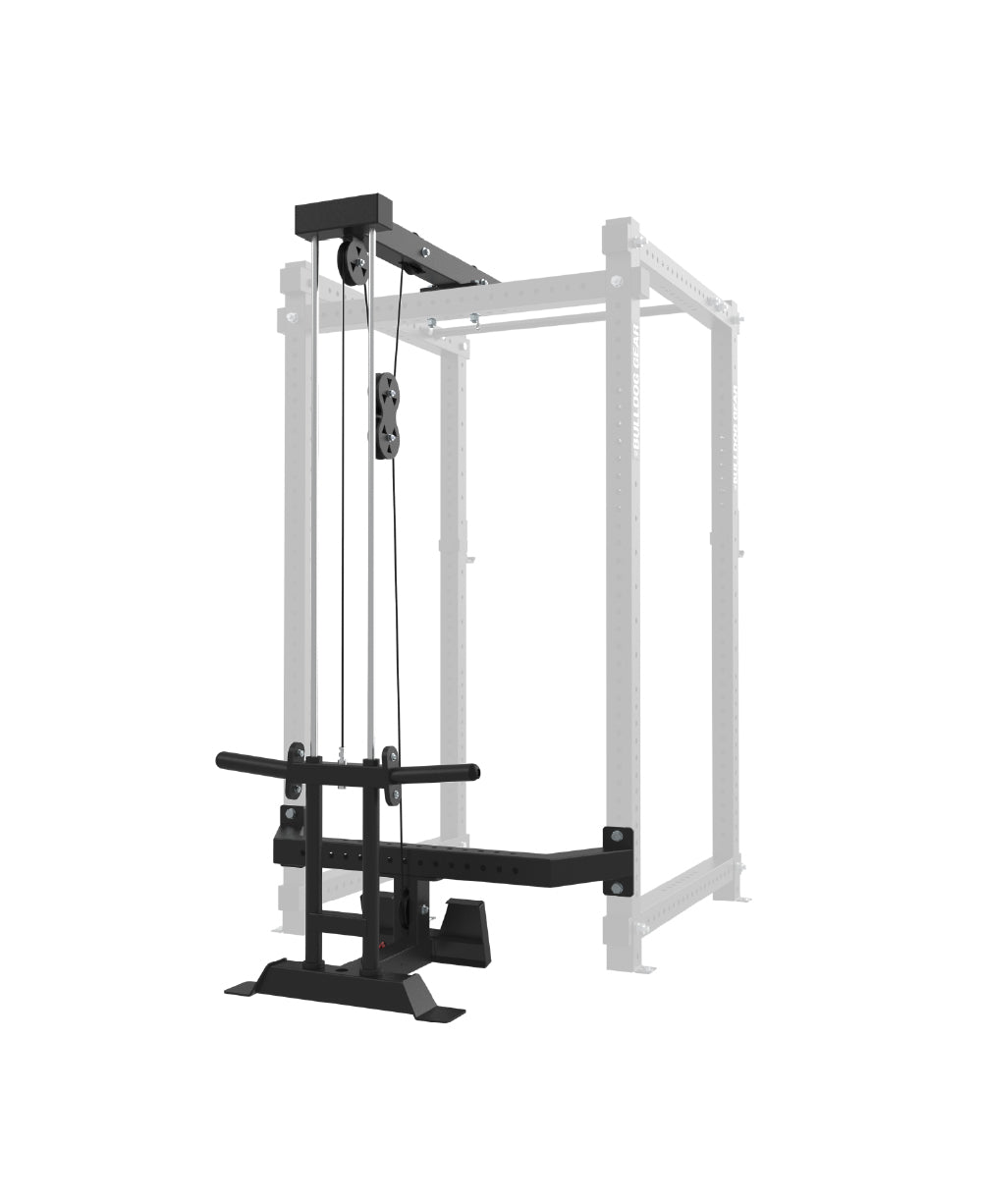 Bulldog Gear - MLS Snap Power Rack Plate Loaded Lat Pull Low Row Attachment