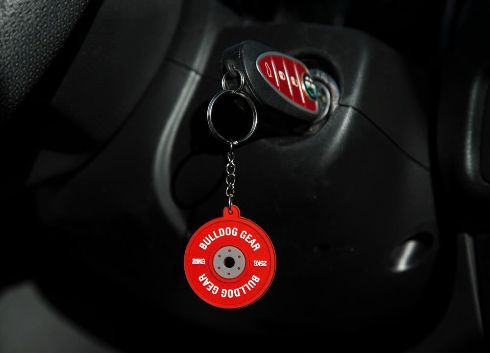 Mini cooper bulldog sales keychain