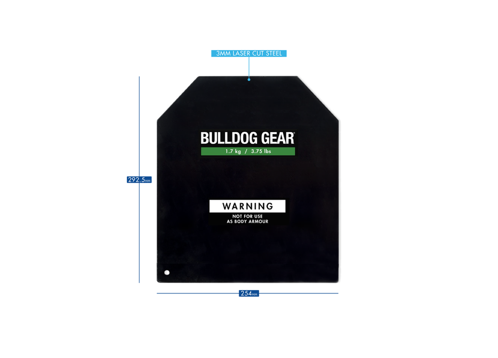 Bulldog Gear tactical weight vest 1.7kg weight plate