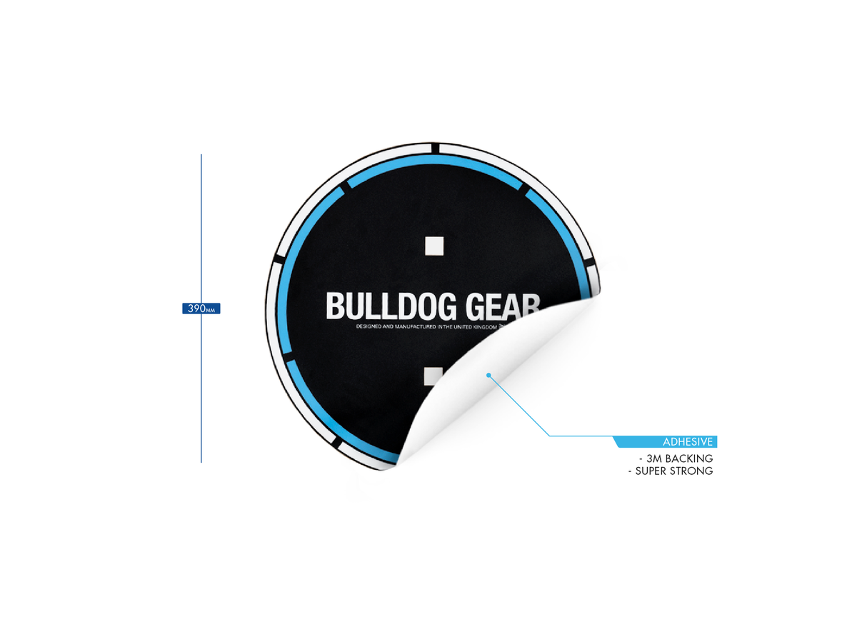 Pulsepoint Rig Stickers Bulldog Gear Wall Ball Target Sticker | Rig Accessories