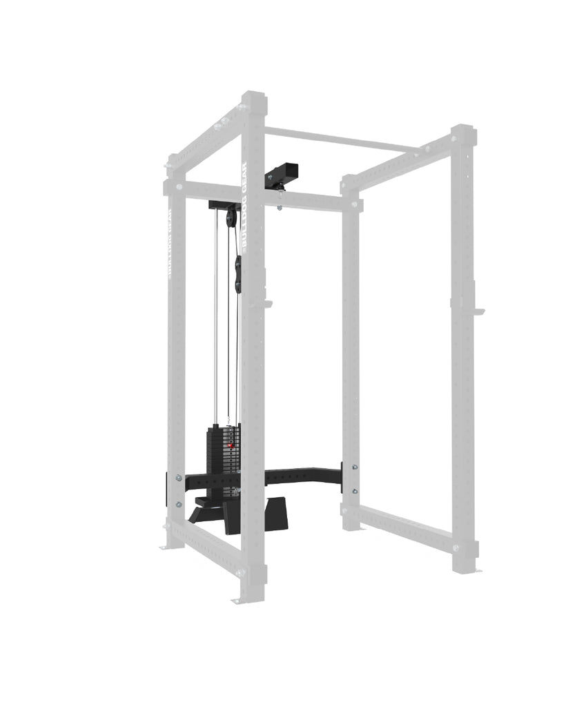 Bulldog Gear - MLS Snap Together Power Rack Selectorised Lat Pull Low Row Attachment